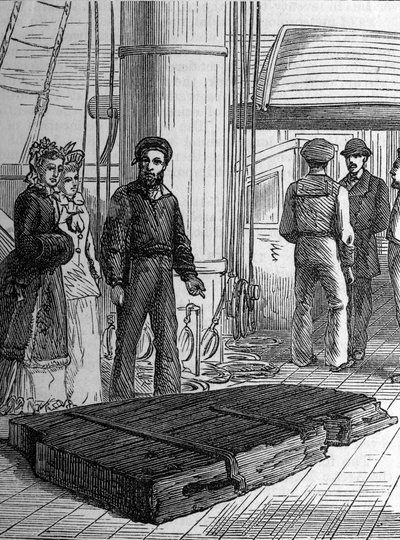 Broken Rudder of the Alert, c.1870s by English School